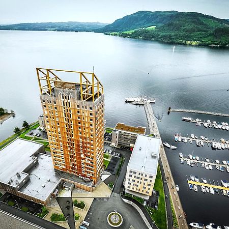 Mjos Tower Suite - Lovely Lake View Brumunddal Buitenkant foto